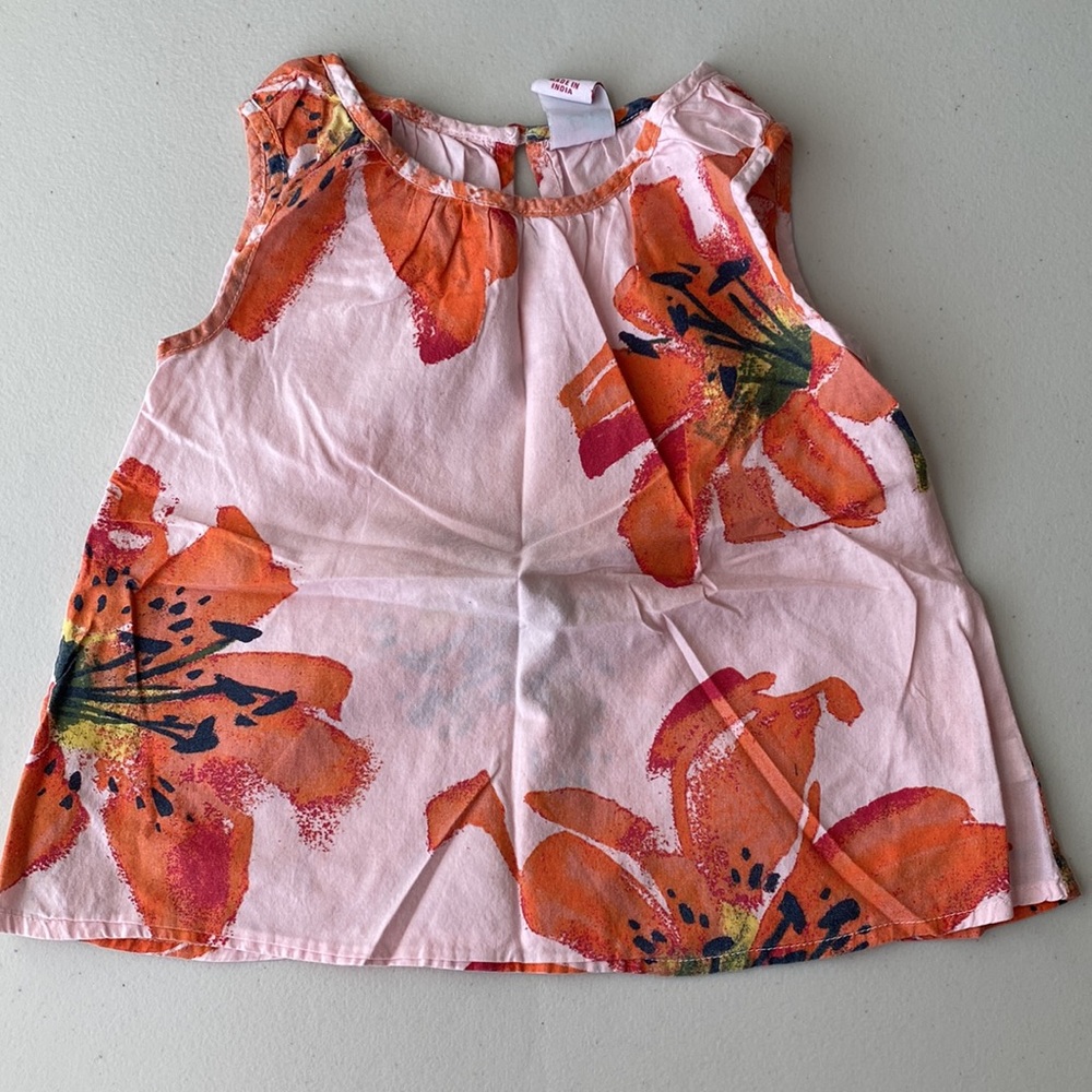 BABY GAP| toddlers floral print top - Picture 1 of 5